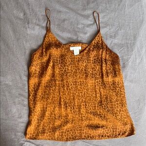 Leopard Print Spaghetti Strap Top camisole